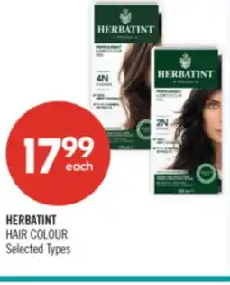 Shoppers Drug Mart HERBATINT HAIR COLOUR offer