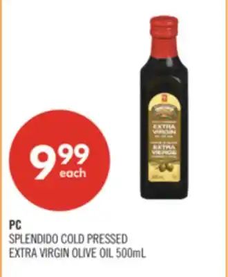 Shoppers Drug Mart PC SPLENDIDO COLD PRESSED EXTRA VIRGIN OLIVE OIL offer
