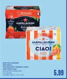 Wholesale Club ITALIAN SOFT DRINKS LIGHT offer