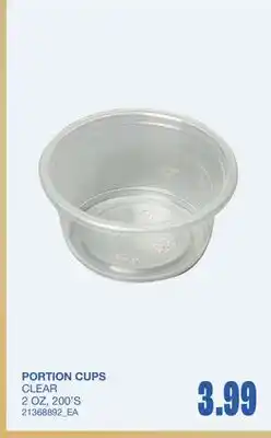 Wholesale Club PORTION CUPS, 2 OZ, 200'S offer