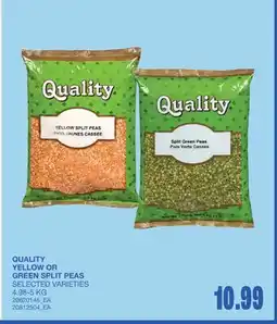 Wholesale Club YELLOW OR GREEN SPLIT PEAS offer