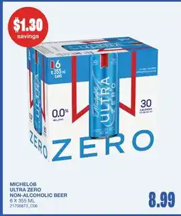 Wholesale Club ZERO NON-ALCOHOLIC BEER offer