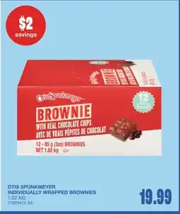 Wholesale Club OTIS SPUNKMEYER INDIVIDUALLY WRAPPED BROWNIES offer