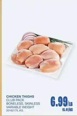 Wholesale Club CHICKEN THIGHS offer