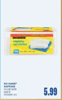 Wholesale Club NAPKINS, 500'S offer
