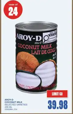 Wholesale Club COCONUT MILK, 400 ML, case of 24 offer