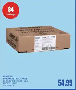 Wholesale Club BREAKFAST SAUSAGES offer