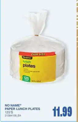 Wholesale Club PAPER LUNCH PLATES, 125'S offer