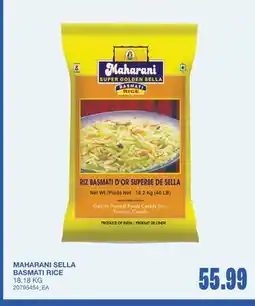 Wholesale Club SELLA BASMATI RICE offer