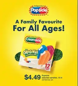 Wholesale Club POPSICLE, 12 ct offer