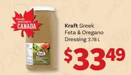 Wholesale Club GREEK FETA & OREGANO DRESSING offer