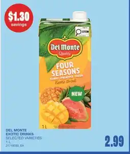 Wholesale Club EXOTIC DRINKS offer