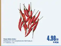Wholesale Club THAI RED CHILI offer