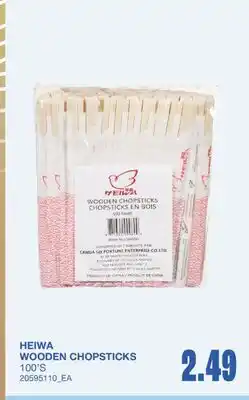 Wholesale Club WOODEN CHOPSTICKS, 100'S offer
