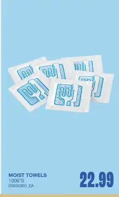 Wholesale Club MOIST TOWELS, 1000'S offer