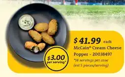 Wholesale Club CREAM CHEESE POPPER offer