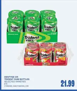Wholesale Club GUM BOTTLES, 6'S offer