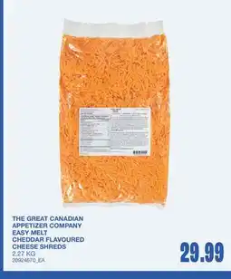 Wholesale Club EASY MELT CHEDDAR FLAVOURED CHEESE SHREDS offer