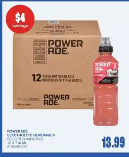 Wholesale Club ELECTROLYTE BEVERAGES offer