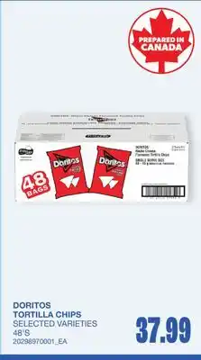 Wholesale Club TORTILLA CHIPS, 48'S offer