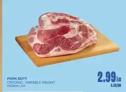 Wholesale Club PORK BUTT offer