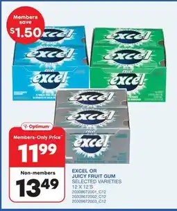 Wholesale Club GUM, 12 X 12'S offer