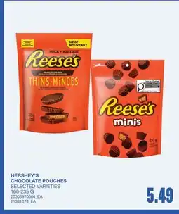 Wholesale Club HERSHEY'S CHOCOLATE POUCHES offer