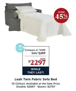 La Z Boy Leah Twin Fabric Sofa Bed offer