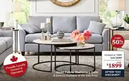 La Z Boy Noah Fabric Stationary Sofa offer