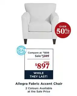 La Z Boy Allegra Fabric Accent Chair offer