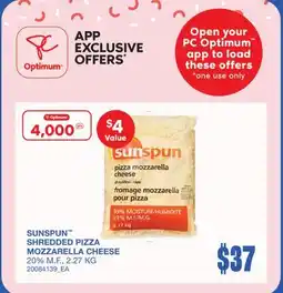 Wholesale Club SHREDDED PIZZA MOZZARELLA CHEESE offer