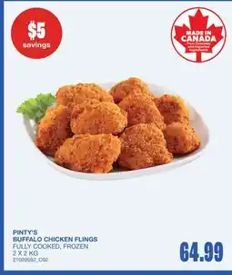 Wholesale Club PINTY'S BUFFALO CHICKEN FLINGS offer
