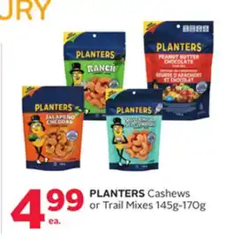 Rexall PLANTERS Cashews or Trail Mixes offer