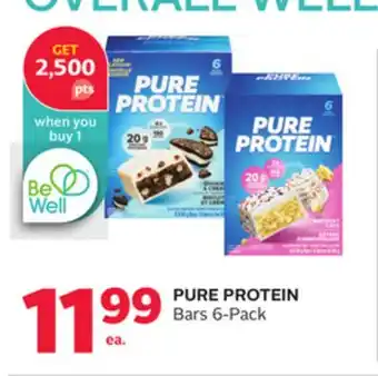 Rexall PURE PROTEIN Bars offer