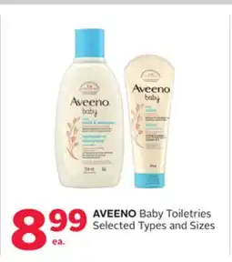 Rexall AVEENO Baby Toiletries offer