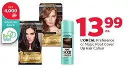 Rexall L'ORÉAL Preference or Magic Root Cover Up Hair Colour offer