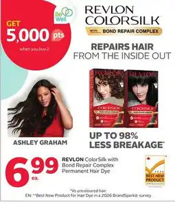 Rexall REVLON ColorSilk with Bond Repair Complex Permanent Hair Dye offer