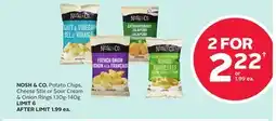 Rexall NOSH & CO. Potato Chips, Cheese Stix or Sour Cream & Onion Rings offer