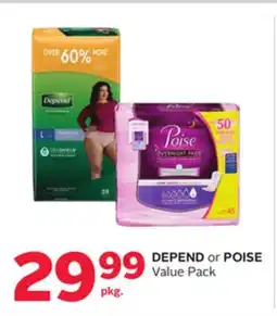Rexall DEPEND or POISE offer