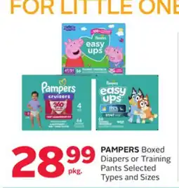 Rexall PAMPERS Boxed Diapers or Training Pants offer