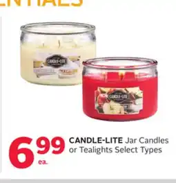 Rexall CANDLE-LITE Jar Candles or Tealights offer