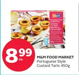Rexall M & M FOOD MARKET Portuguese Style Custard Tarts offer