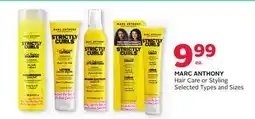 Rexall MARC ANTHONY Hair Care or Styling offer