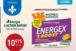 Accès pharma ADRIEN GAGNON FAST-ACTING Energy offer