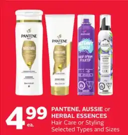 Rexall PANTENE, AUSSIE or HERBAL ESSENCES Hair Care or Styling offer