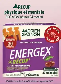 Accès pharma ADRIEN GAGNON RECOVERY physical & mental offer