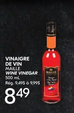 IGA MAILLE WINE VINEGAR offer