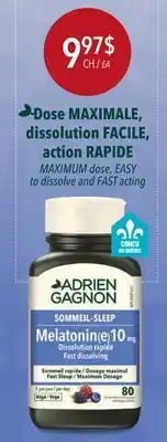 Accès pharma ADRIEN GAGNON MAXIMUM dose, EASY to dissolve and FAST acting offer