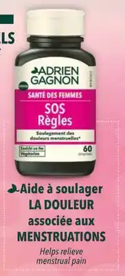 Accès pharma ADRIEN GAGNON Selected Products Helps relieve menstrual pain offer