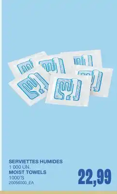 Wholesale Club SERVIETTES HUMIDES, 1000UN offer